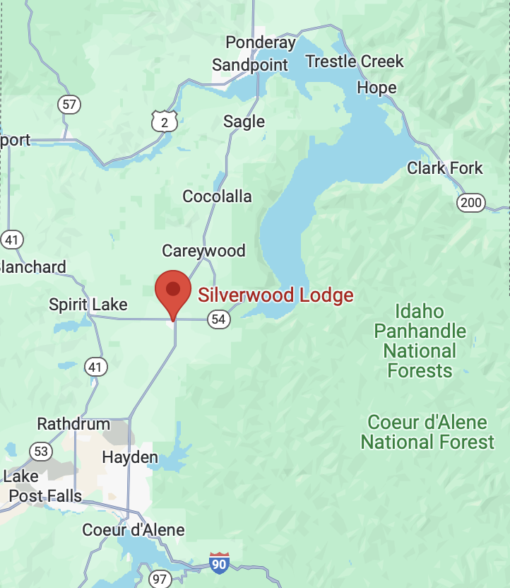 Contact Us Silverwood Lodge - Contactus Map